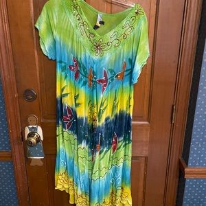 GUC Short sleeved long summer dress. Size 2X